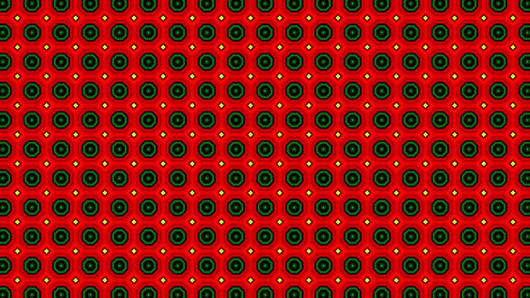 4K Red Square Pattern