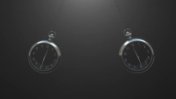 Swinging Hypnotic Clocks Pendulum alt