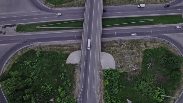 Highway Intersection From the Air alt