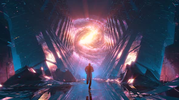 Epic Cinematic Space Sci-Fi VJ Loop, Motion Graphics | VideoHive