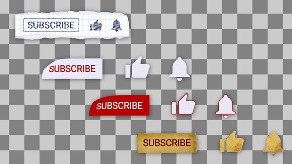 You Tube Subscribe And Like Elements Paper