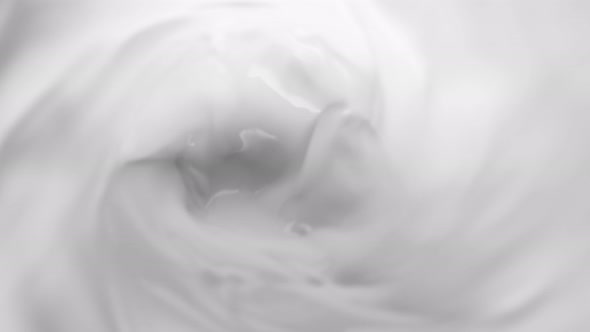 Super Slow Motion Shot of Fresh Milk Vortex at 1000 Fps alt