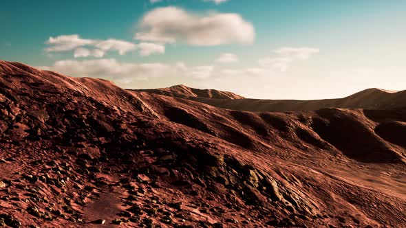 Warm Colored Sand Dunes at Sunset alt