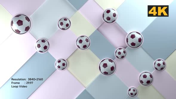 soccer/football loop plasma 4k Backgrounds Sports