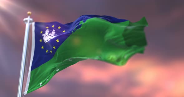 Erie County Flag, Pennsylvania, United States alt