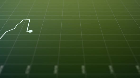 Stock index chart with a graph diagram. Display and monitors growth and loss. alt