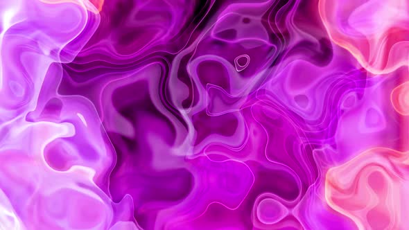 Pink color ink flowing animated background. abstract pink background with waves. Vd 1001