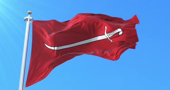 Flag of Abkhazia, Lykhnensky revolt, Rebellion Flag alt