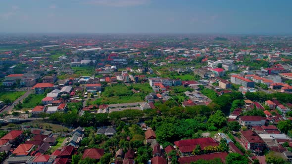 Flight Overlooking the City of Bali on the Indian Ocean 36 alt