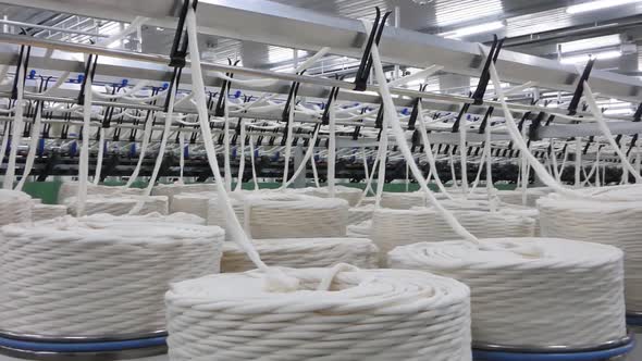 Production of Threads in a Textile Factory alt