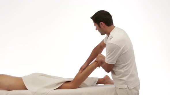 Relaxing Leg Massage