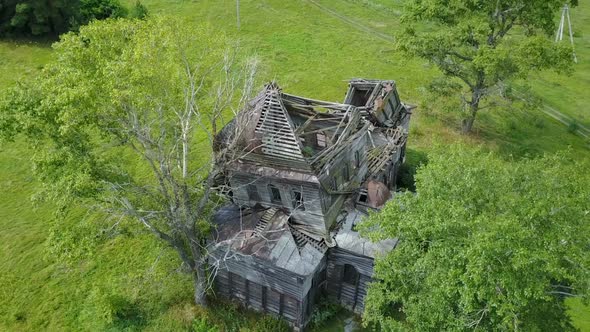 Abandoned Wooden Church 