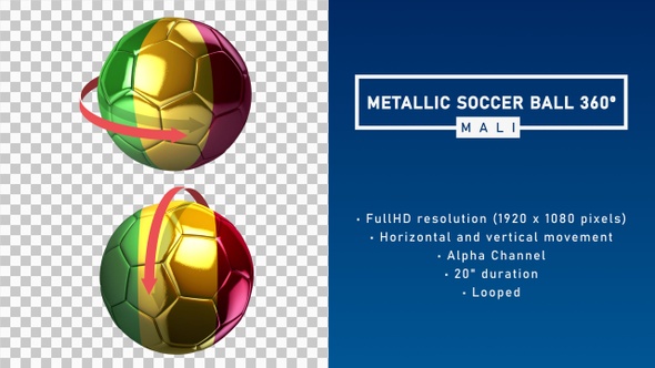 Metallic Soccer Ball 360º - Mali