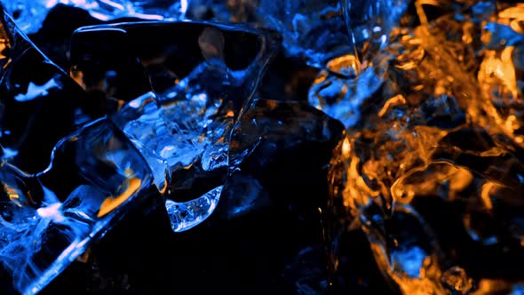 Ice Cubes Rotate on an Axis, Stock Footage | VideoHive