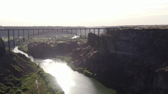 Perrine Bridge Base Jumping Destination in Twin Falls, Idaho USA alt