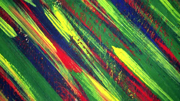 Background From Different Strokes of Red Yellow Green and Blue Paint alt