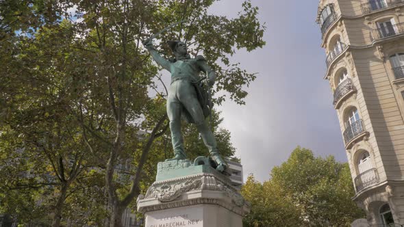 Michel Ney statue in Paris, France alt
