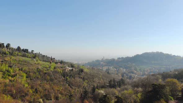 Bologna Italy Aerial View alt