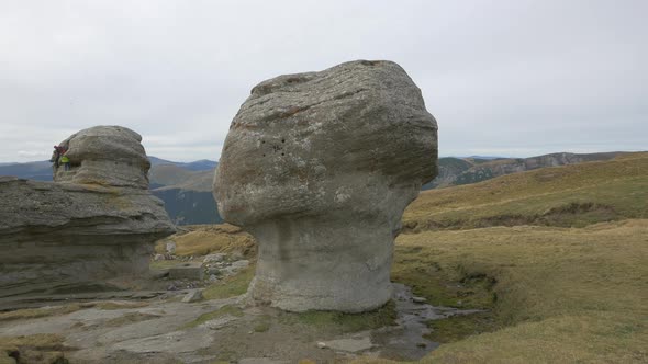Babele Plateau with rock formations  alt
