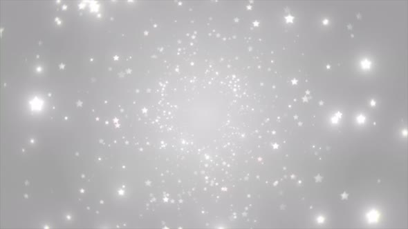 Shiny Glitter Stars Loopable Background