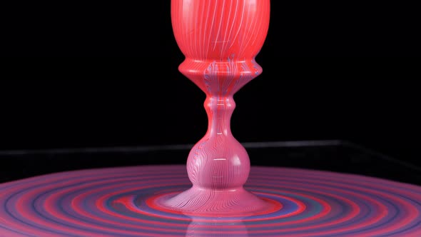 Easter Egg in Colorful Multicolored Paint alt