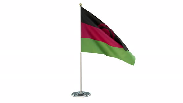 Malawi Small Flag Pole Loops With Alpha alt