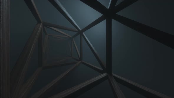 Square wooden endless tunnel alt