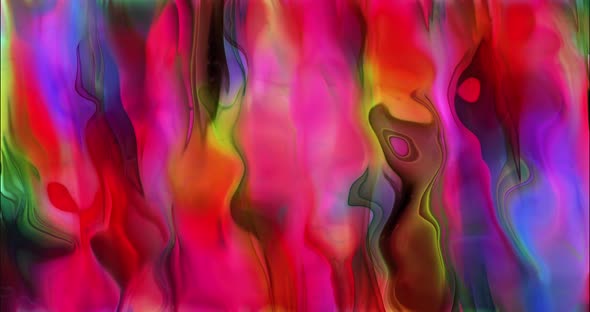 4K Abstract Colorful Liquid Background Animation