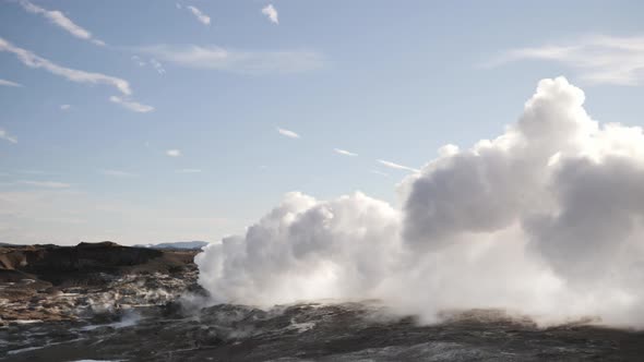 Gunnuhver Iceland Volcanic Landscape
