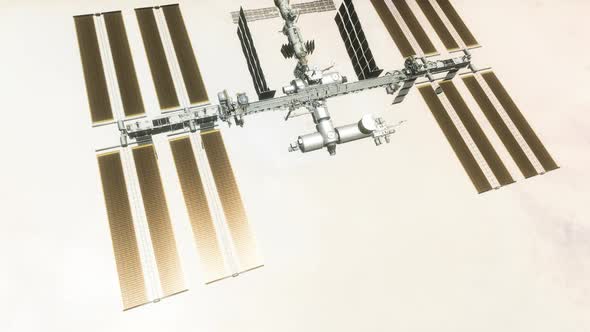 International Space Station (ISS) Orbiting Earth alt