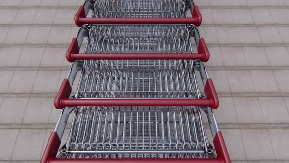 Steel Shopping Carts 