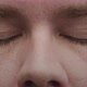 Extreme Close Up of Caucasian Man Eyes Opening in Slow Motion - VideoHive Item for Sale