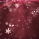 Christmas Snowflakes Falling on Red Background - VideoHive Item for Sale