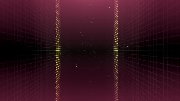 Grid Tunnel Light Retro 03 HD alt