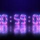 Digital Neon Negative Countdown 1 Minute - VideoHive Item for Sale