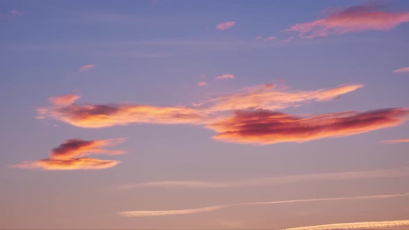 Beautiful Background Sky Timelapse Clouds Blue Sky with Clouds Clouds at Sunset