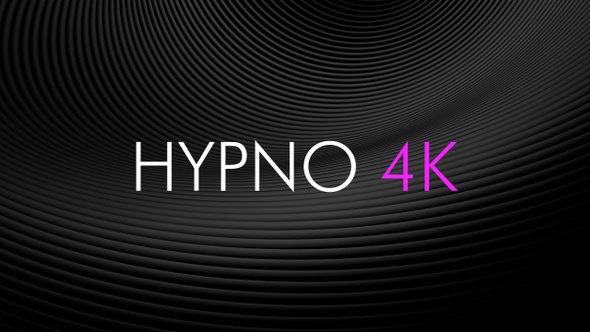 Hypno Black Loop Background Pack 4K