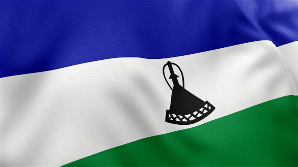 Lesotho Flag alt