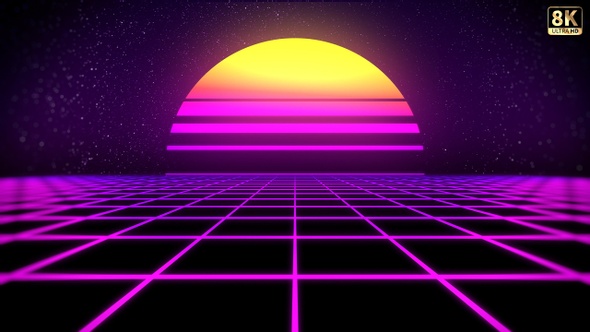 Retro Background 8K alt