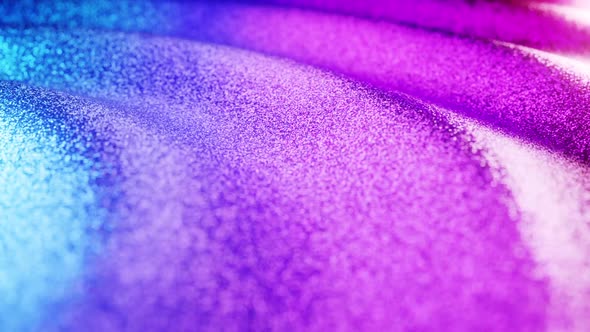 Bright Colorful Glitter Waves Motion Graphics Loop