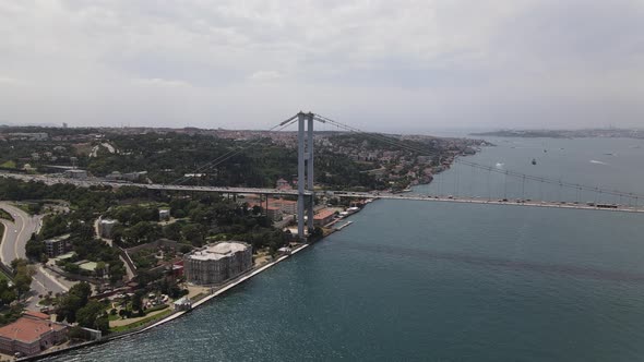 Istanbul Bridge Drone  alt
