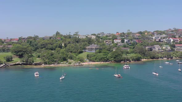 Milk Beach A Popular Swimming Spot in Sydney Harbour during the Summer alt