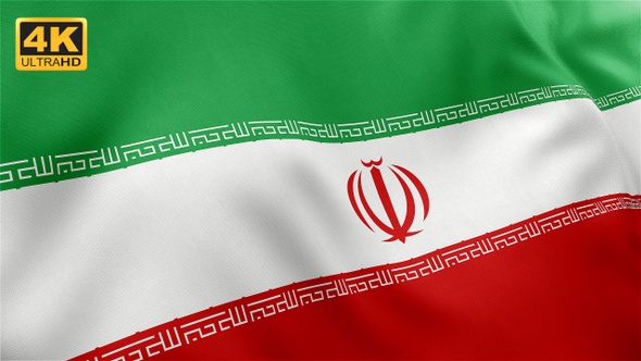 Iran Flag - 4K alt