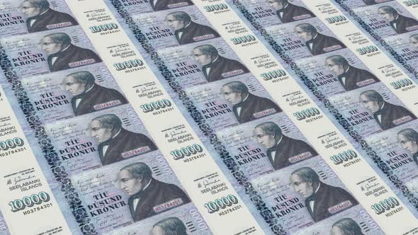 Iceland  Money /10000 Icelandic Krona 4K alt