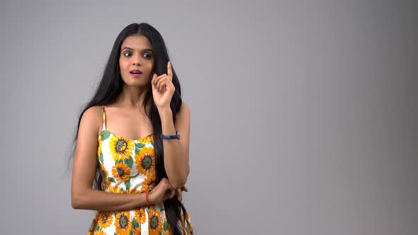 Indian girl thinking alt