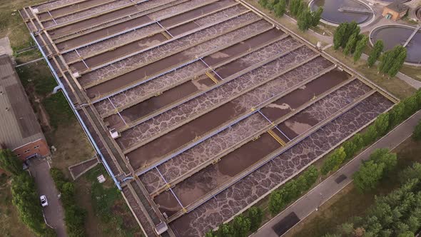 Wastewater Treatment Plant with Round Clarifiers for Recycle Dirty Sewage Water alt