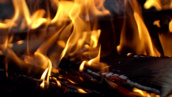 Hot As Inferno Flame Concept, Abstract Beautiful Fire Texture with Flakes of Spark alt