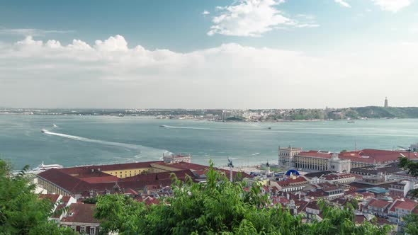 Bird View of Lisboa Downtown alt