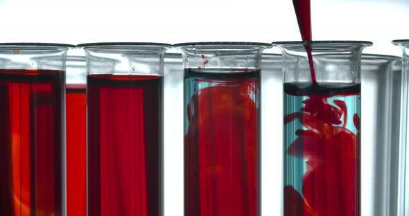 Dropping Blood Into The Test Tube 1 alt