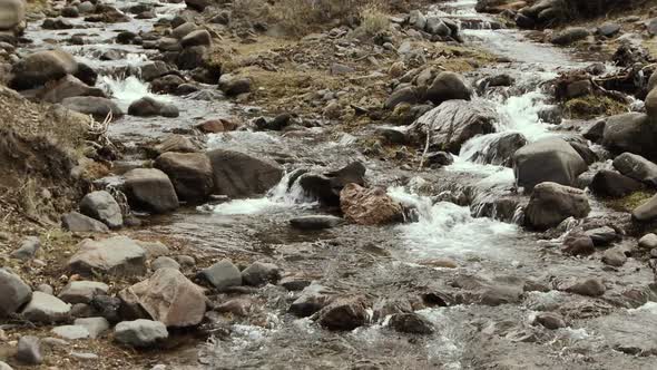 A Mountain Creek in the Patagonia, Argentina. alt